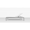 Source Furniture Fusion Aluminum Sling Double Armless Chaise Lounge 3