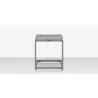 Source Furniture Fusion Aluminum 16'' Wide Square Side Table 10 - Source Furniture Fusion Aluminum 16'' Wide Square Side Table 10