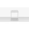 Source Furniture Fusion Aluminum 16'' Wide Square Side Table 3 - Source Furniture Fusion Aluminum 16'' Wide Square Side Table 3