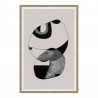 Moe's Home Collection Happiness 1 Abstract Ink Print Wall Decor - Front Angle