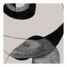 Moe's Home Collection Happiness 1 Abstract Ink Print Wall Decor - Closeup Angle