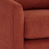 Sunpan Irina Swivel Lounge Chair in Treasure Russet - Seat Closeup Angle