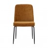 Sunpan Zeke Dining Chair Black - Bergen Marmalade - Set of Two - Front Angle