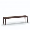 Greenington Caramelized Currant Long Bench in Black Walnut - Angled View