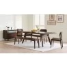 Greenington Caramelized Currant Long Bench in Black Walnut - Lifestyle - Greenington Caramelized Currant Long Bench in Black Walnut - Lifestyle
