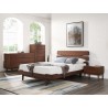 Greenington Currant Six Drawer Double Dresser In Oiled Walnut - Lifestyle 2