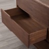 Greenington Currant Six Drawer Double Dresser In Oiled Walnut - Opened Drawer