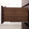 Greenington Currant Six Drawer Double Dresser In Oiled Walnut - Drawer Side