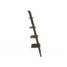 Greenington Currant Leaning Bookshelf in Black Walnut -  Side - Greenington Currant Leaning Bookshelf in Black Walnut -  Side