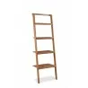 Greenington Currant Leaning Bookshelf in Caramelized -  Angled - Greenington Currant Leaning Bookshelf in Caramelized -  Angled