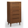 Greenington Sienna Five Drawer Chest - Carmalized
