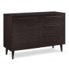 Sienna Six Drawer Dresser - Mocha