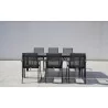 Bellini Home and Garden Waldorf 7pc Dining Set In Dark Grey Lava Frame Finish 012 - Bellini Home and Garden Waldorf 7pc Dining Set In Dark Grey Lava Frame Finish 012