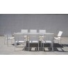 Bellini Home and Garden Terraza 9pc Dining Set with Tribeca with Ceramic Glass Table Top