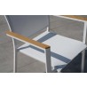 Bellini Home and Garden Terraza 7pc Dining Set with Tribeca with Ceramic Glass Table Top Chair