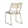 Sunpan Makena Dining Chair Monument Oatmeal - Back Side Angle - Sunpan Makena Dining Chair Monument Oatmeal - Back Side Angle