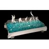 Real Fyre G21 Contemporary Burner - Angled View - Real Fyre G21 Contemporary Burner - Angled View