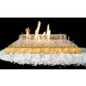 Real Fyre G21 Contemporary Burner - Gold - Real Fyre G21 Contemporary Burner - Gold