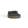 Havana Ottoman in Spectrum Carbon w/ Self Welt - Front Side Angle