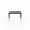 Sunset West Laguna Aluminum 48" Square Table - Front Angle - Sunset West Laguna Aluminum 48" Square Table - Front Angle