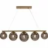 Sunpan Orb Chandelier - Front View - Sunpan Orb Chandelier - Front View