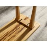 Greenington Azara Bench in Caramelized - Bottom View with Legs
