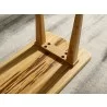 Greenington Azara Bench in Caramelized - Bottom View with Legs - Greenington Azara Bench in Caramelized - Bottom View with Legs
