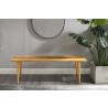 Greenington Azara Bench in Caramelized - Lifestyle Front View