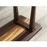 Greenington Azara Bench in Sable - Bottom with Legs - Greenington Azara Bench in Sable - Bottom with Legs