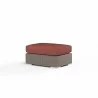 Coronado Ottoman in Canvas Henna w/ Self Welt - Front Side Angle - Coronado Ottoman in Canvas Henna w/ Self Welt - Front Side Angle