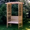  All Things Cedar Garden Arbor & Bench -  All Things Cedar Garden Arbor & Bench