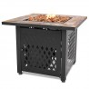 Mr. Bar-B-Q Endless Summer® LP Gas Outdoor Fire Pit with 30-in Slate Tile Mantel