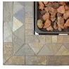 Mr. Bar-B-Q Endless Summer® LP Gas Outdoor Fire Pit with 30-in Slate Tile Mantel - Mr. Bar-B-Q Endless Summer® LP Gas Outdoor Fire Pit with 30-in Slate Tile Mantel