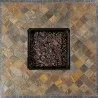 Mr. Bar-B-Q Endless Summer® LP Gas Outdoor Fire Pit with Slate/Marble Mantel - Mr. Bar-B-Q Endless Summer® LP Gas Outdoor Fire Pit with Slate/Marble Mantel