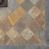 Mr. Bar-B-Q Endless Summer® LP Gas Outdoor Fire Pit with Slate/Marble Mantel - Mr. Bar-B-Q Endless Summer® LP Gas Outdoor Fire Pit with Slate/Marble Mantel