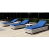 Source Furniture Aria 28" Aluminum Frame Chaise