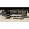 Source Furniture Aria 43" Rectangular Aluminum Frame Coffee Table 1