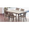 Source Furniture Danish Aluminum Square Dining Table 2