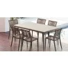Source Furniture Danish Aluminum Square Dining Table 2 - Source Furniture Danish Aluminum Square Dining Table 2