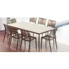 Source Furniture Danish Aluminum Rectangular Dining Table - Source Furniture Danish Aluminum Rectangular Dining Table