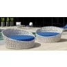 Source Furniture Aria 69" Oval Aluminum Frame - Source Furniture Aria 69" Oval Aluminum Frame