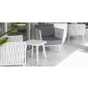 Source Furniture Aria 20" Square Aluminum Frame End Table
