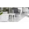 Source Furniture Aria 20" Square Aluminum Frame End Table - Source Furniture Aria 20" Square Aluminum Frame End Table