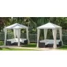Source Furniture Oasis Aluminum Vented Roof Cabana - Source Furniture Oasis Aluminum Vented Roof Cabana