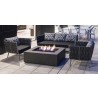 Source Furniture Aria 79" Aluminum Frame Sofa 