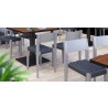 Source Furniture Belmont Dining Side Rope Chair Silver