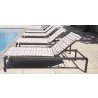 Source Furniture Fusion Aluminum Sling Armless Chaise Lounge 1