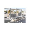 Source Outdoor Furniture Breeze Aluminum Daybed Square
