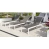 Source Furniture Fusion Aluminum Sling Armless Chaise Lounge 2 - Source Furniture Fusion Aluminum Sling Armless Chaise Lounge 2