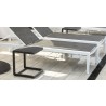 Source Furniture Fusion Aluminum 16'' Wide Square Side Table 1